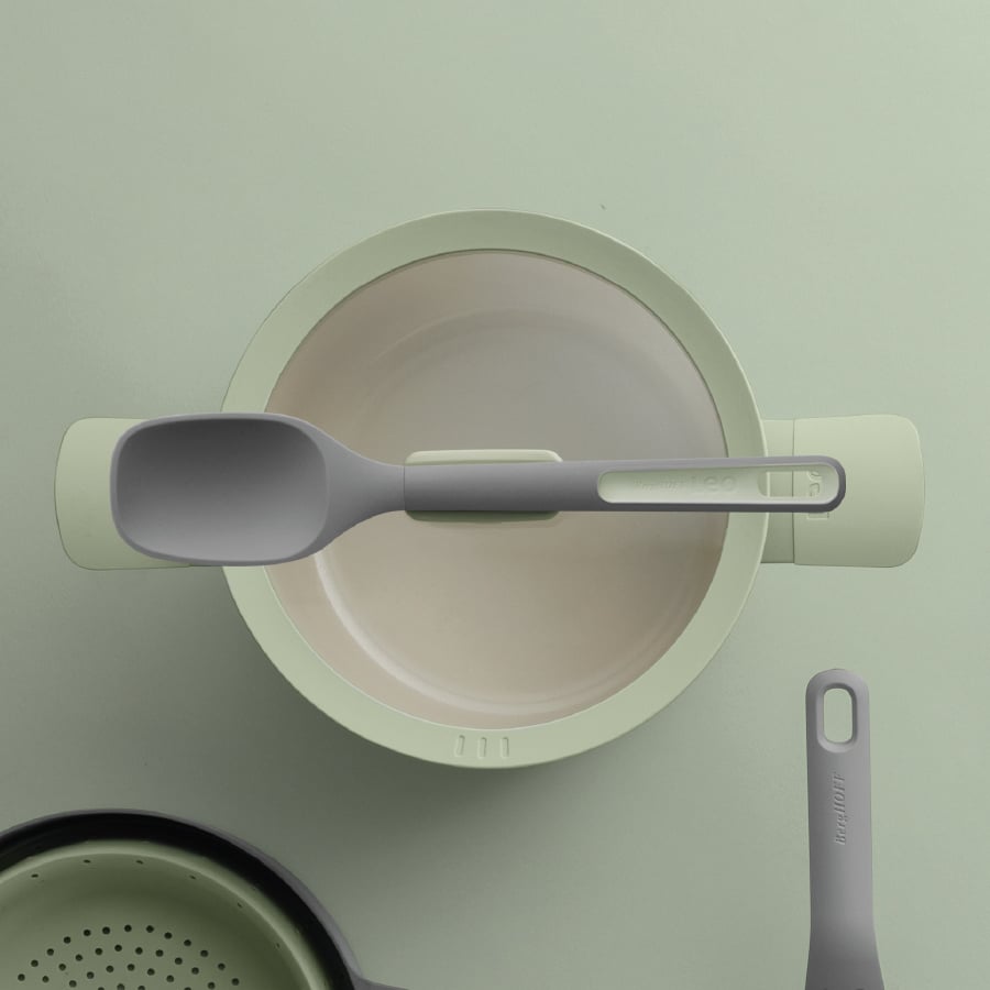 หม้ออะลูมิเนี่ยมเคลือบเซรามิค BergHOFF Non-stick 24x14ซม. Balance Sage 3950453_3